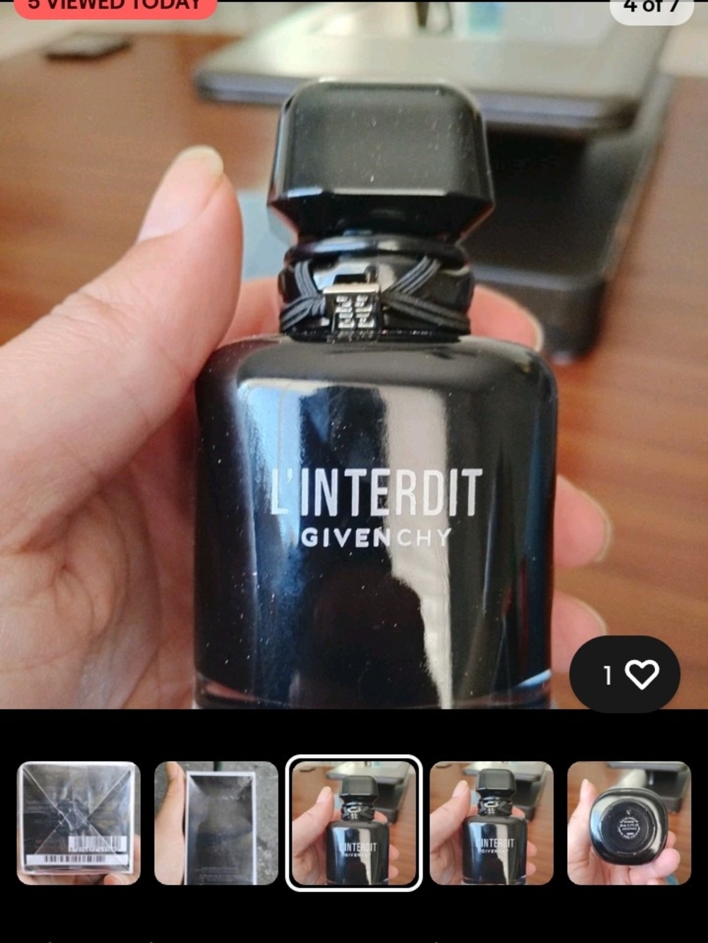 Givenchy Black Eau de Parfum Intense Bottle